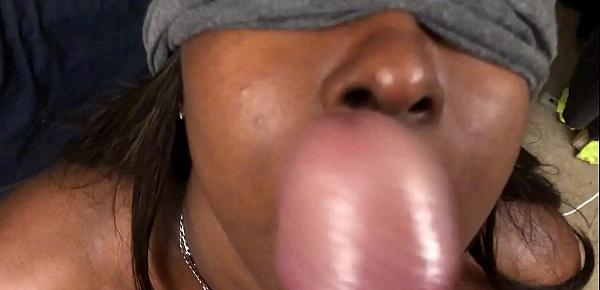  Black Teen Sucks White Dick And Gets Facial Cumshot